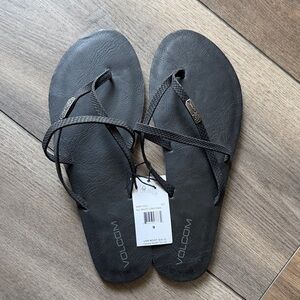 Volcom Black Sandals